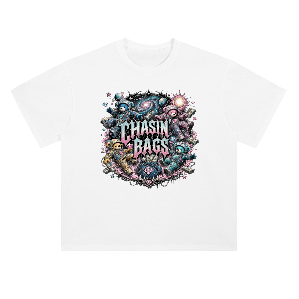 Heavyweight Drop Shoulder Cotton T-Shirt