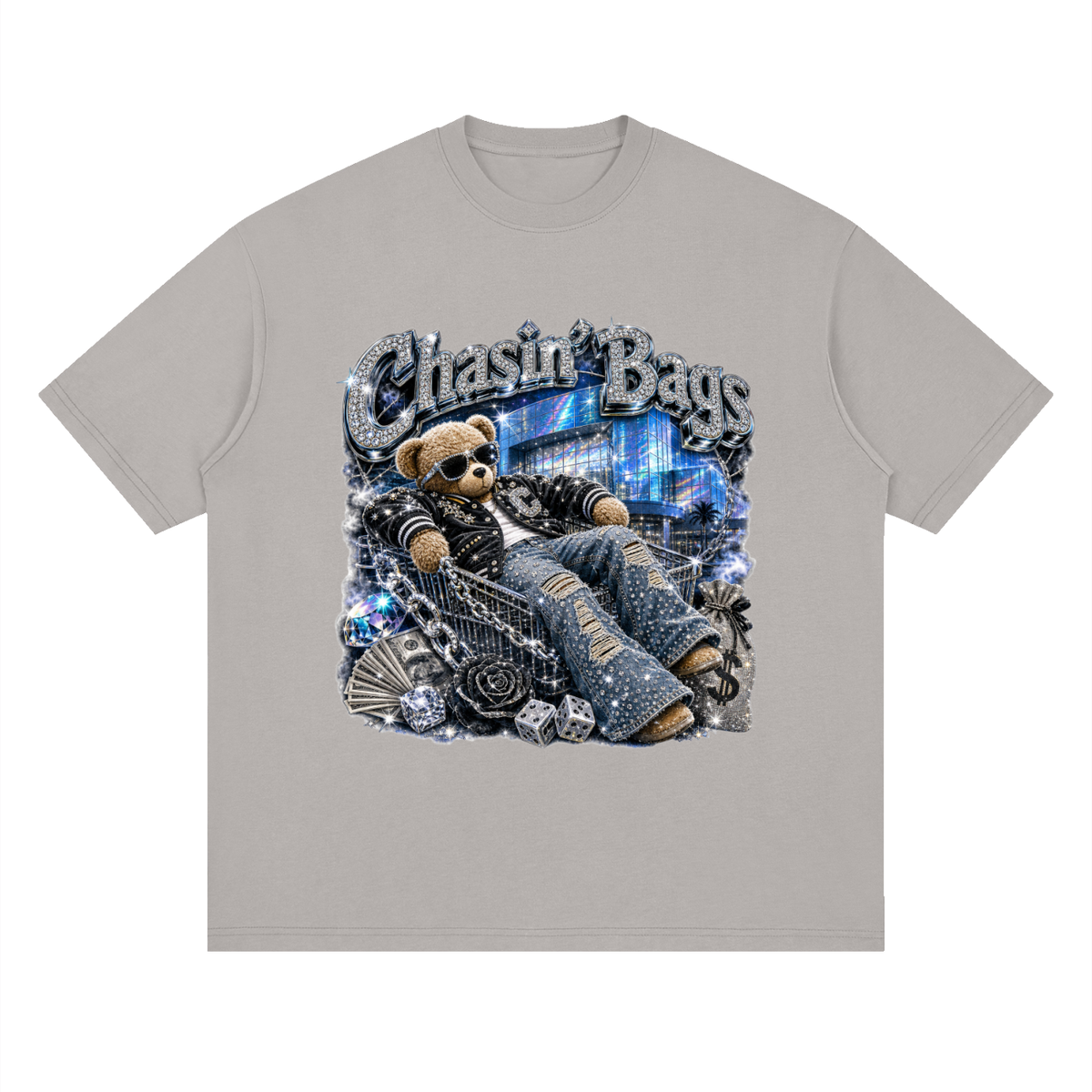 Streetwear Loose Drop Shoulder T-Shirt