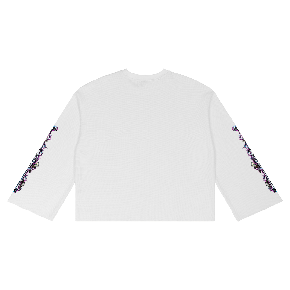 BEARY ON Unisex Waffle Raw Edge T-Shirt