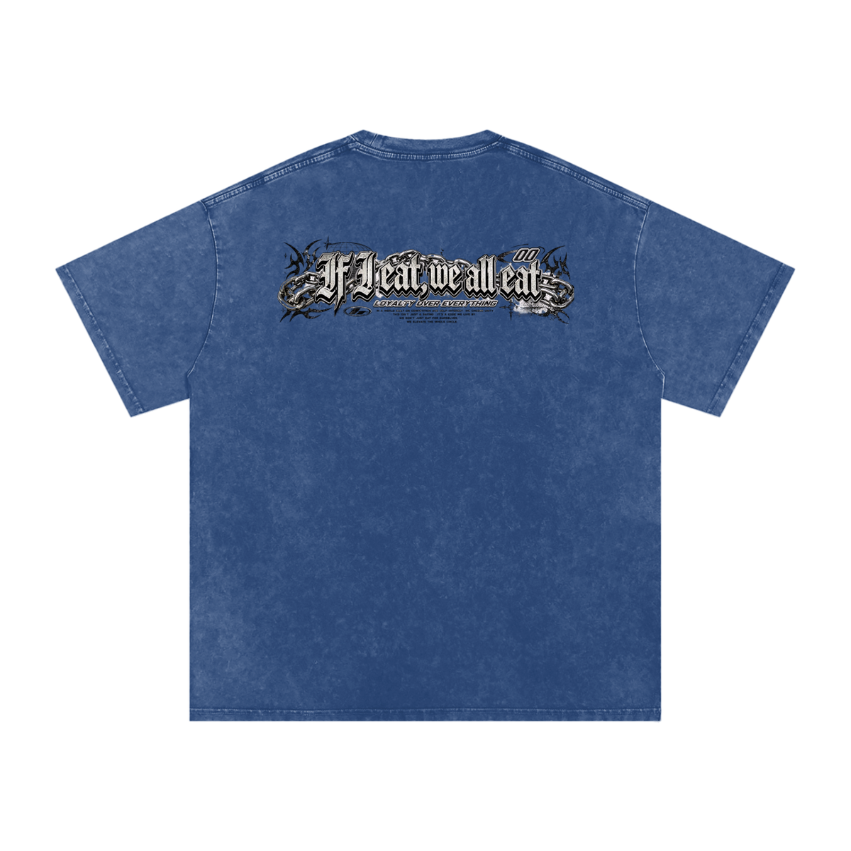 IF I EAT BEARY ON Snow Washed Oversized Cotton T-Shirt