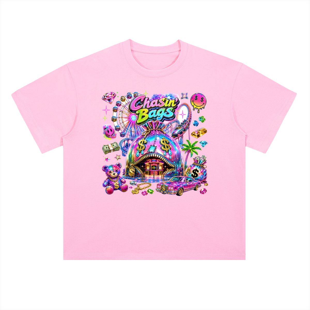 Heavyweight Drop Shoulder Cotton T-Shirt