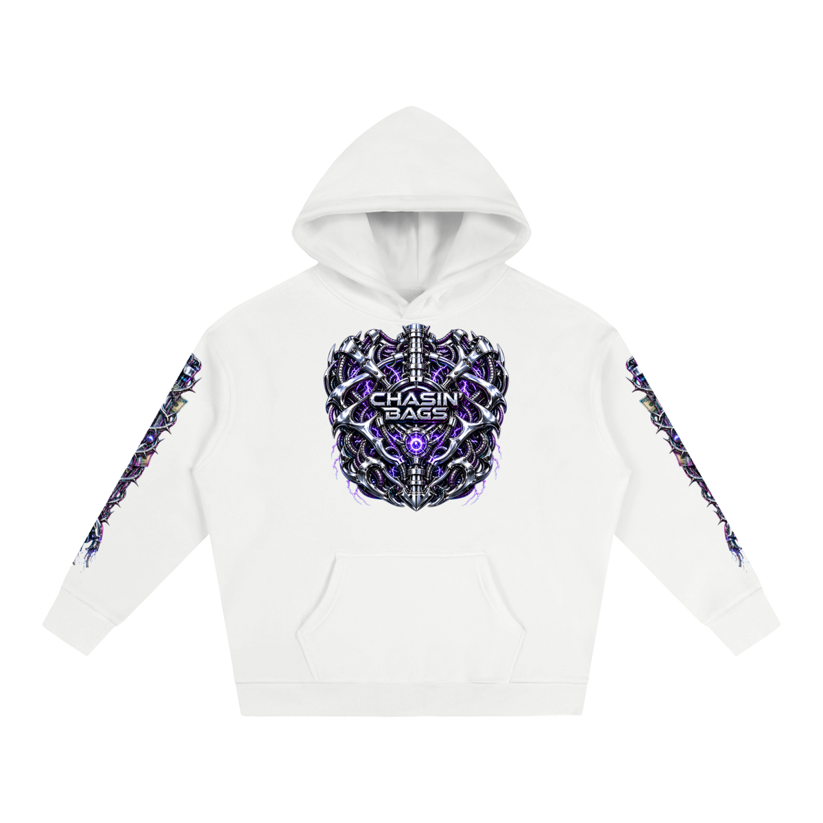Oversize Fleeced Hoodie (CYBORG)