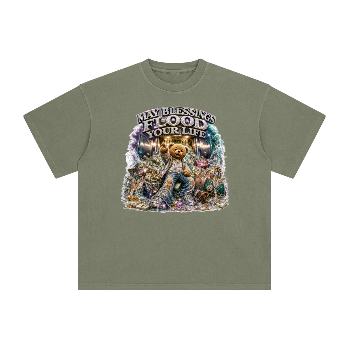 Enzyme Washed T-Shirt