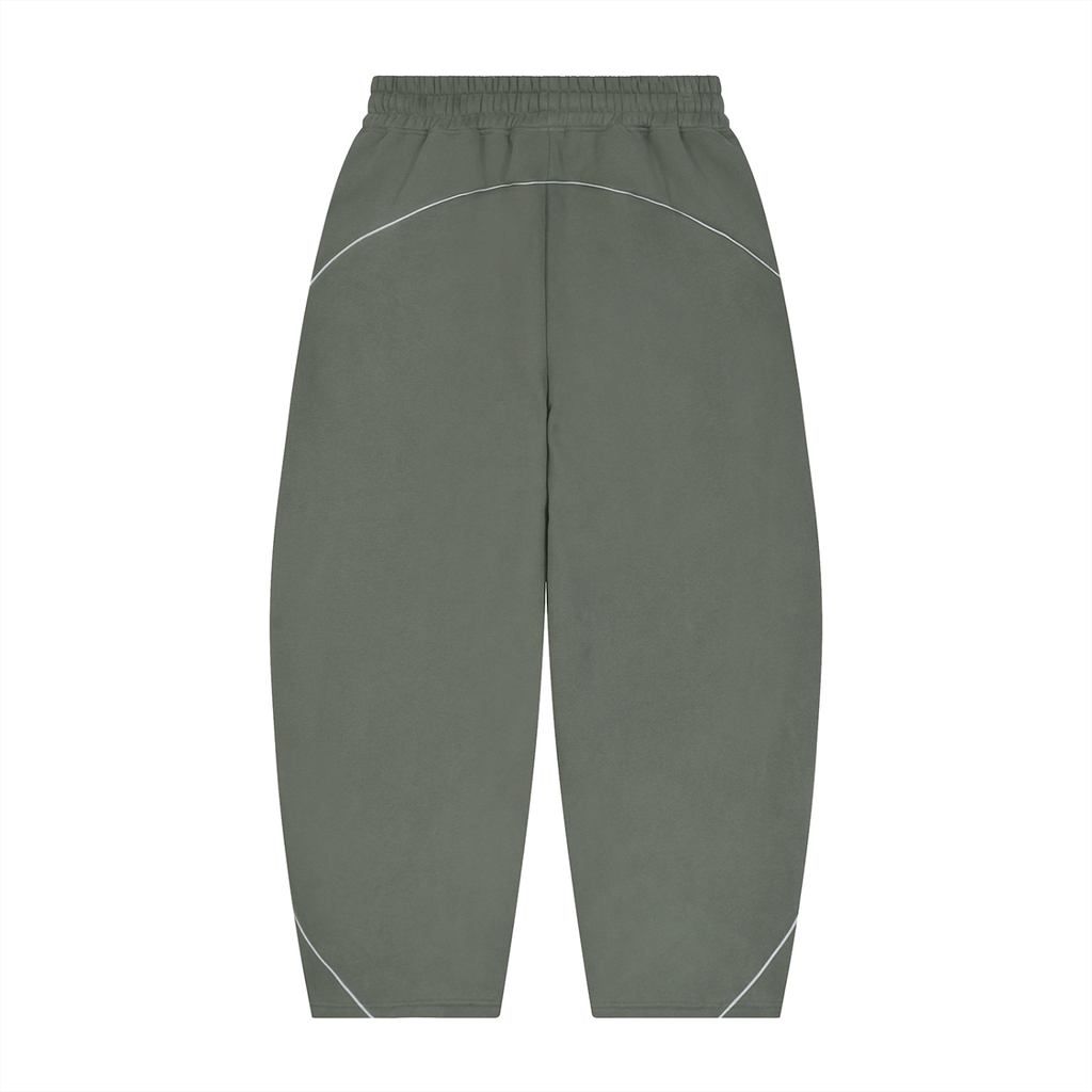 CB Unisex Piping Fleece Barrel Leg Sweatpants