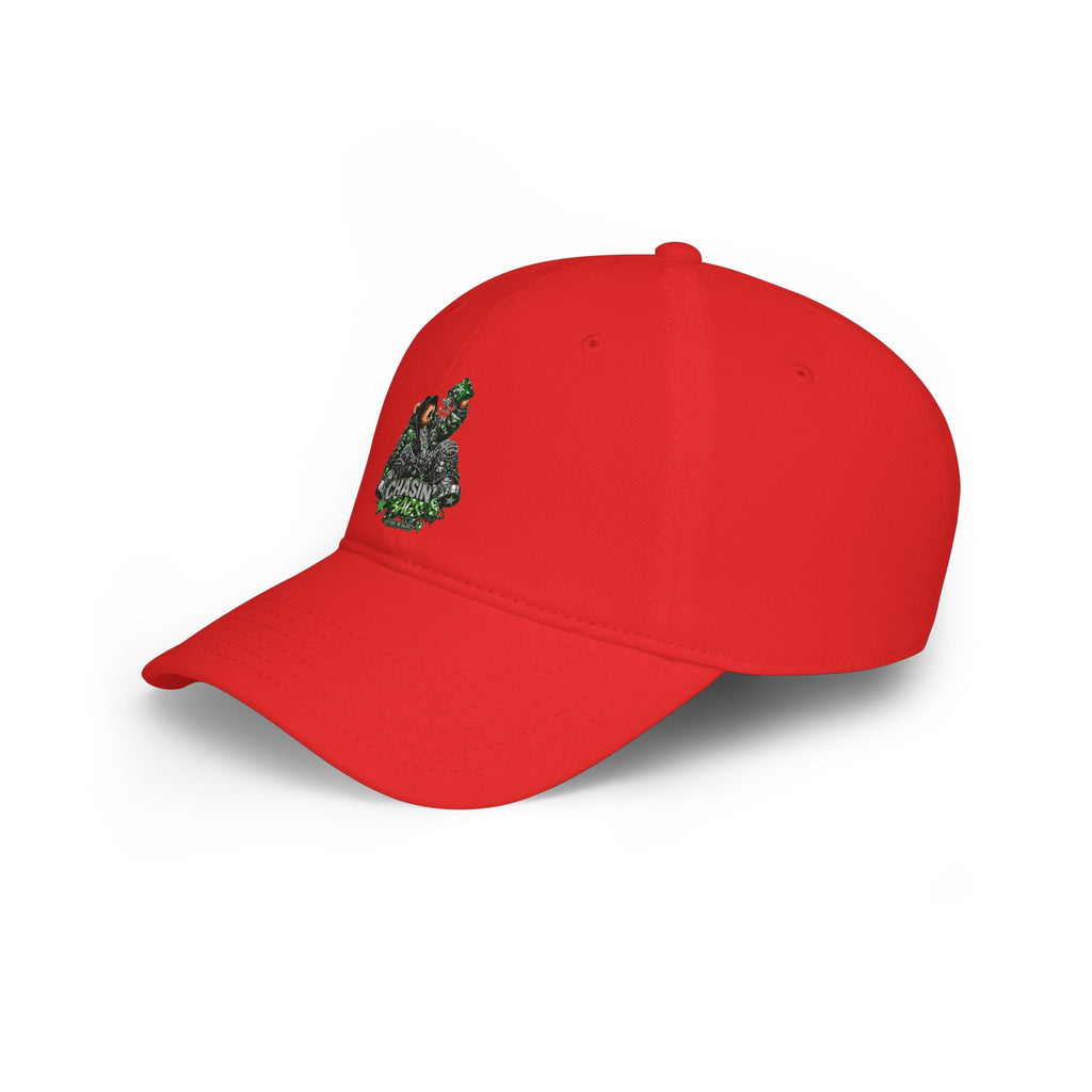 Low Profile Baseball Cap — 'Chasin' Bass' EATING Graphic Hat