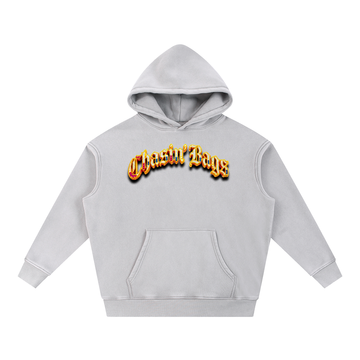 CB on Snow Wash Fleece Oversize Hoodie