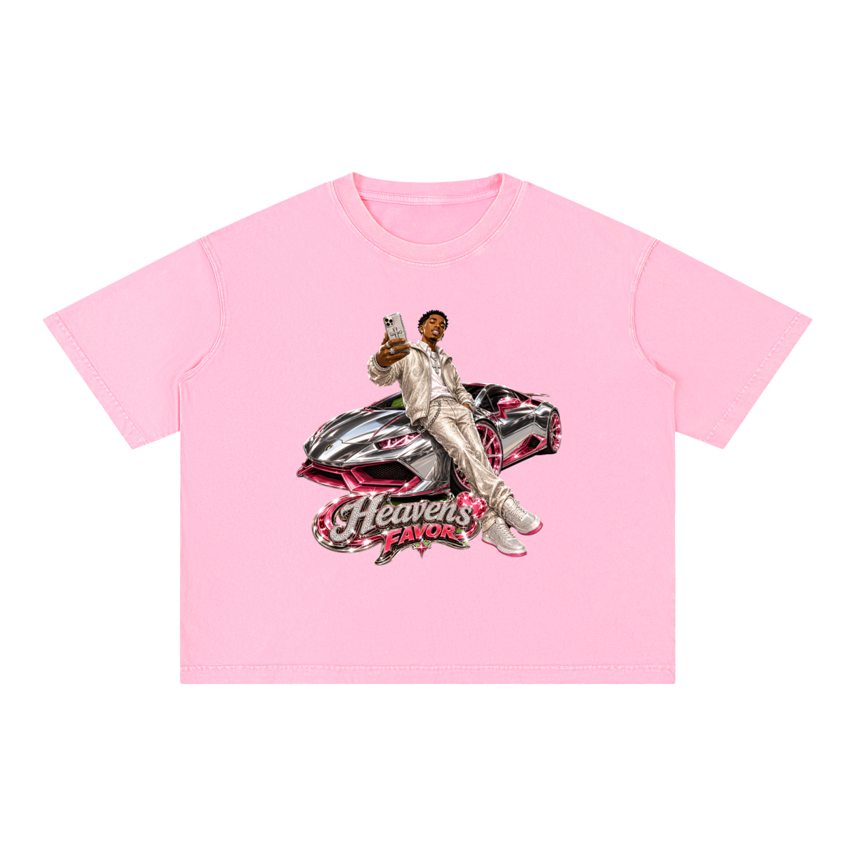 CAR Mineral Wash Boxy Cotton T-Shirt