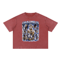 JESUS Mineral Wash Boxy Cotton T-Shirt
