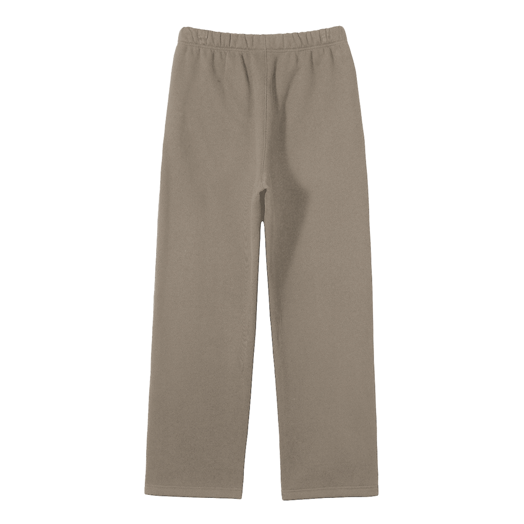 MG Unisex Solid Color Fleece Straight Leg Pants