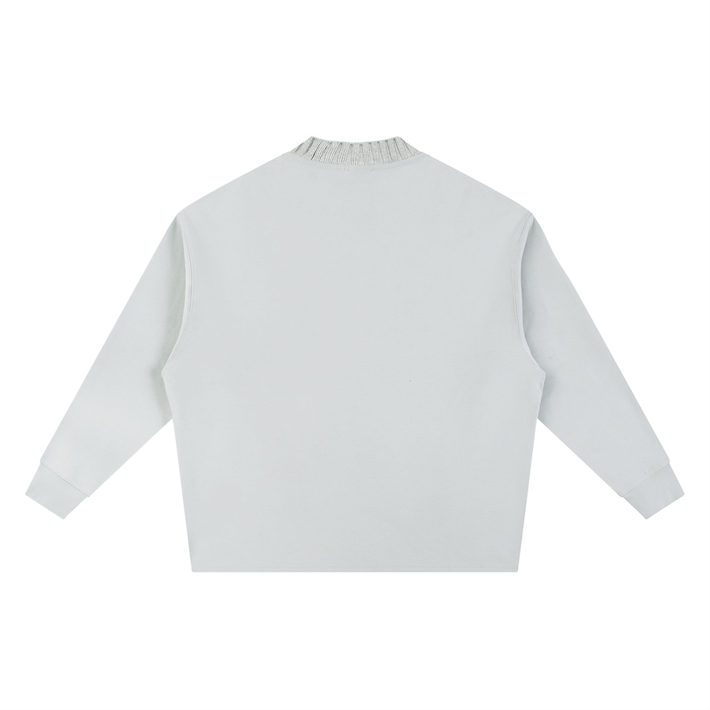 BEARY Knitted Round Neck Oversize Sweatshirt