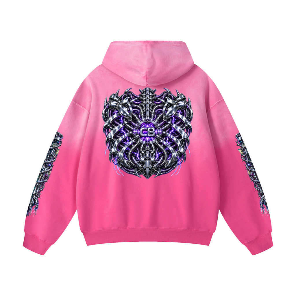 Heavyweight Sunfade Oversized Hoodie (CYBORG)