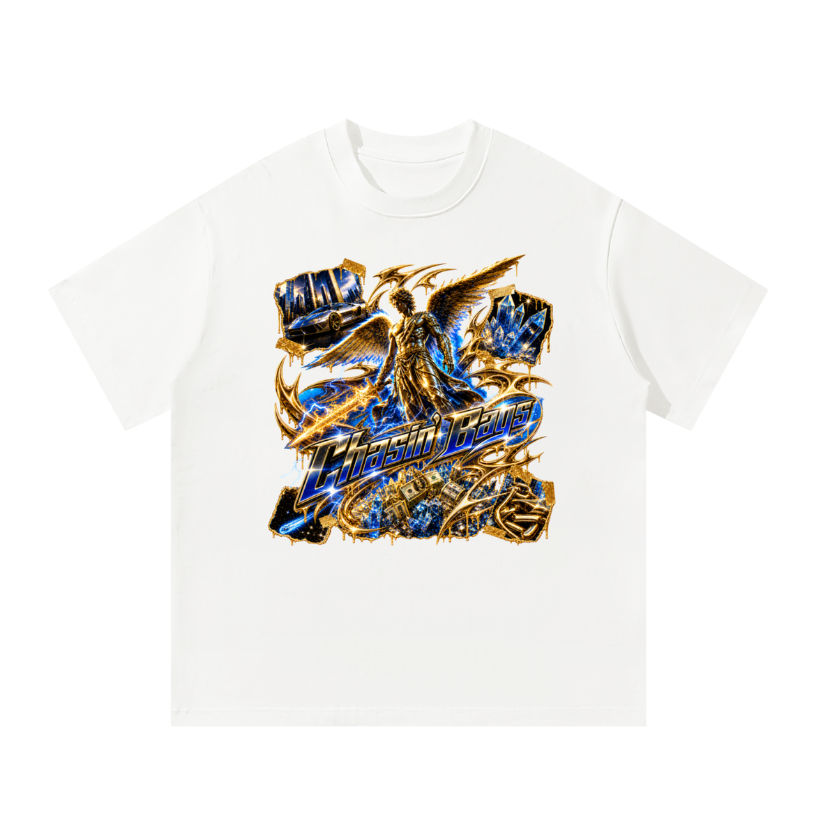 Unisex Oversized T-Shirt (ANGELIC BEING GOLD)