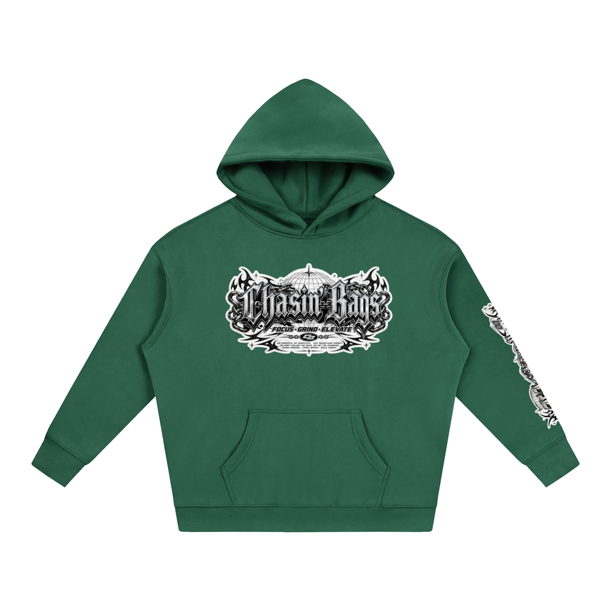 CHASIN BAGS Oversize Fleeced Hoodie