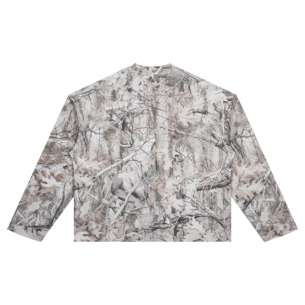 EMBLEM Unisex Tree Camo Waffle T-Shirt