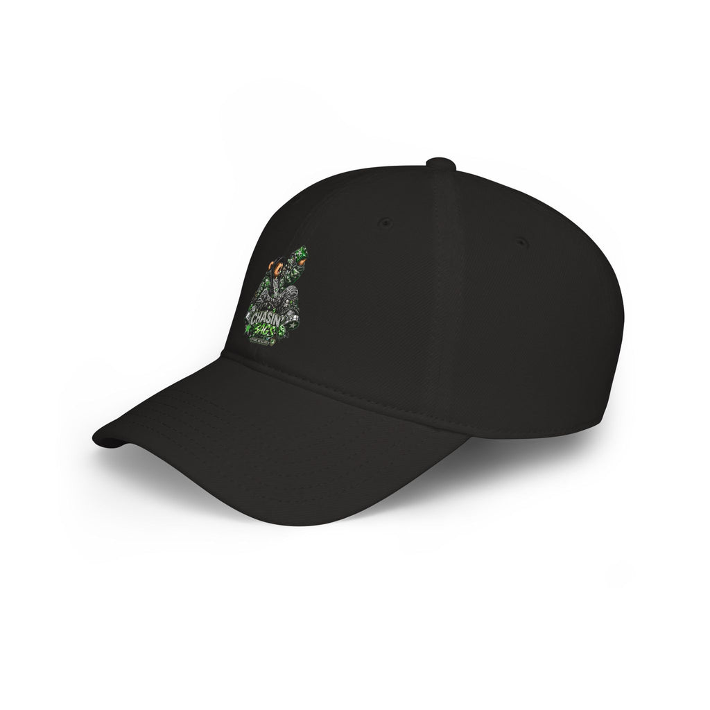 Low Profile Baseball Cap — 'Chasin' Bass' EATING Graphic Hat