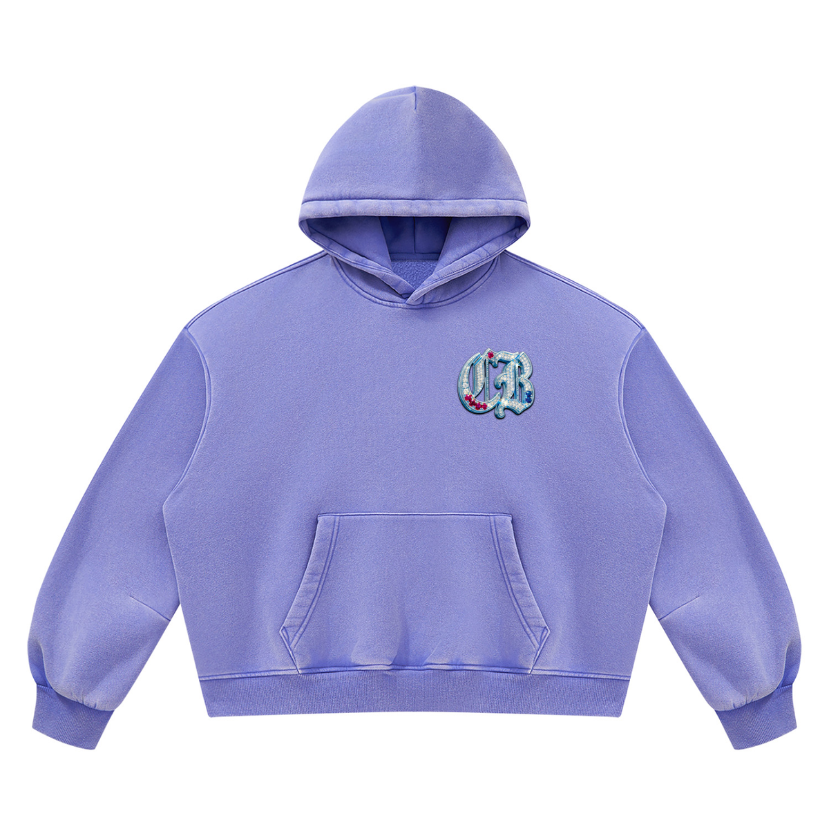 Unisex Vintage Wash Boxy Fleece Hoodie