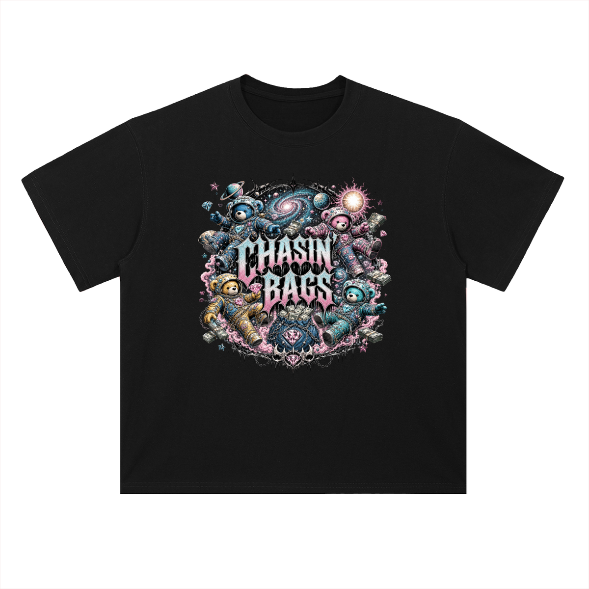 Heavyweight Drop Shoulder Cotton T-Shirt