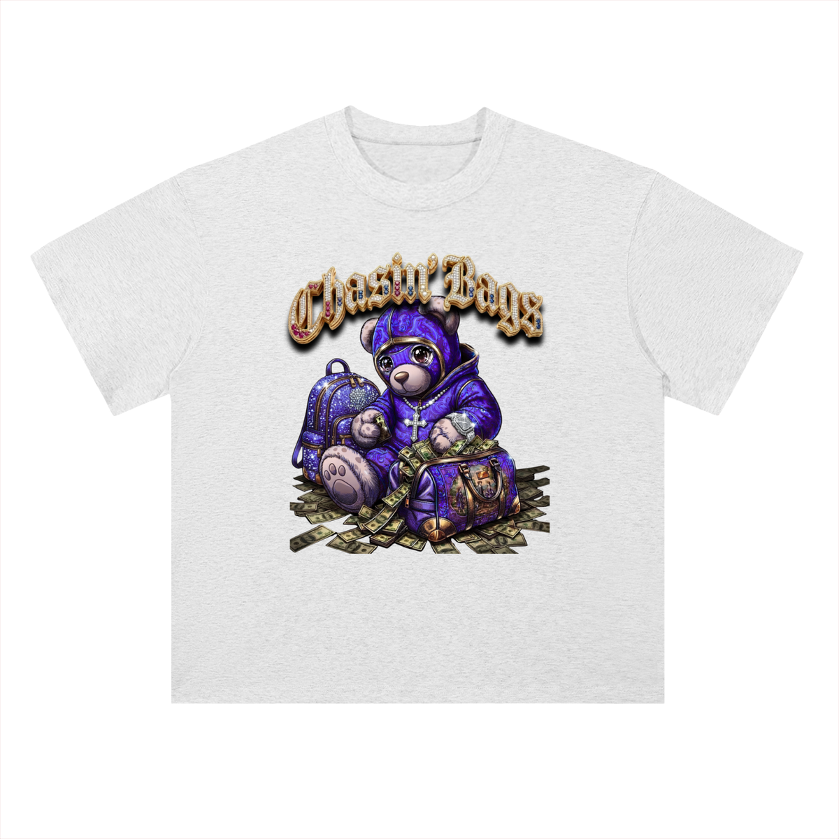 Heavyweight Drop Shoulder Cotton T-Shirt