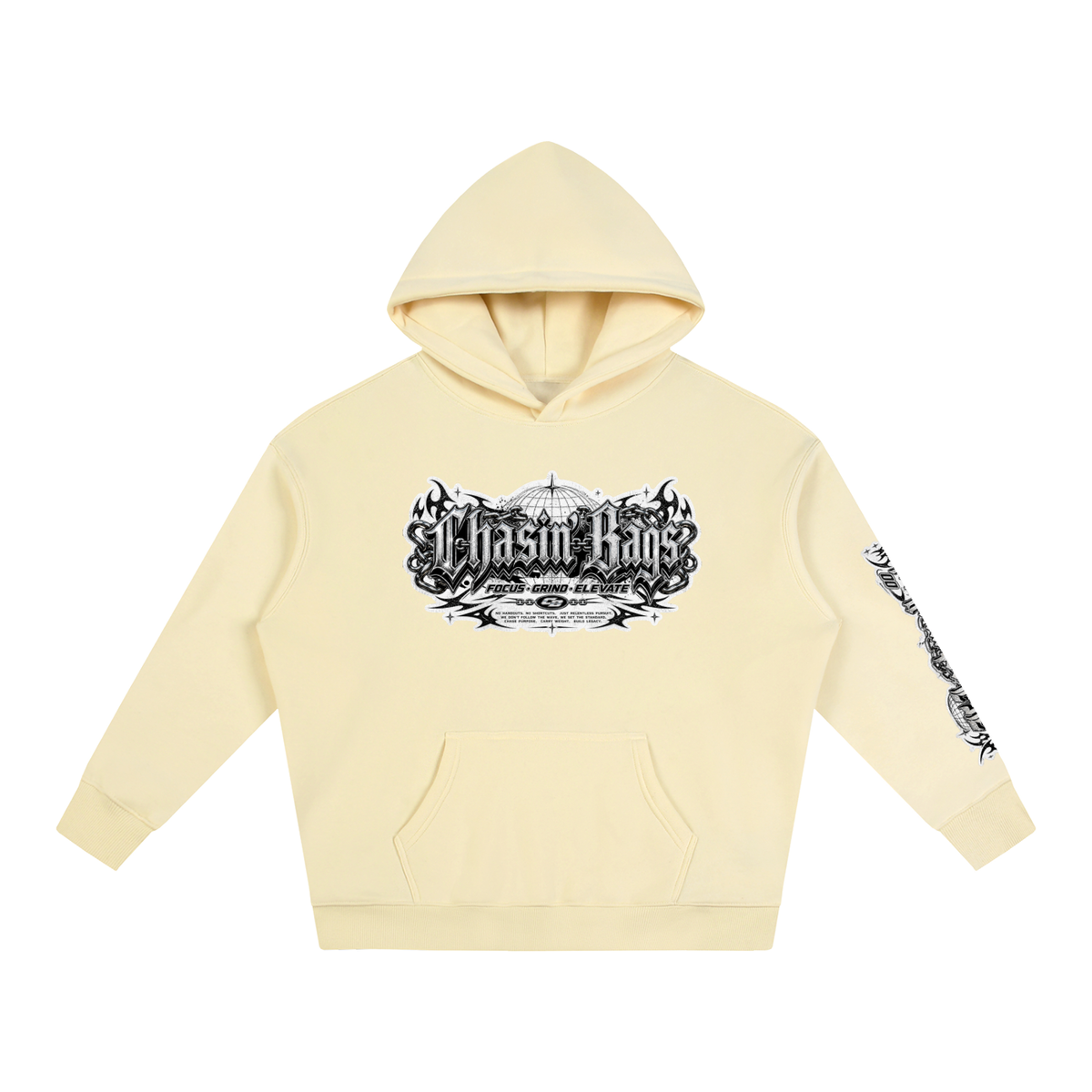 CHASIN BAGS Oversize Fleeced Hoodie