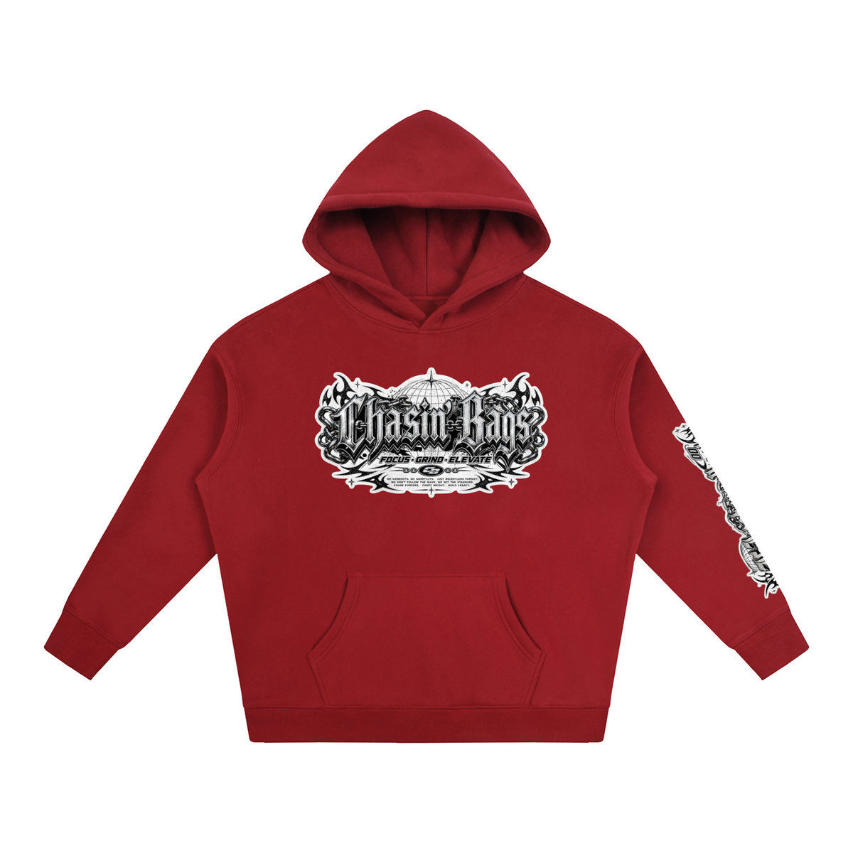 CHASIN BAGS Oversize Fleeced Hoodie