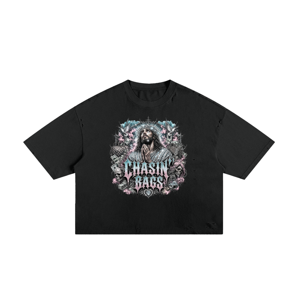 Classic Frayed Boxy Tee