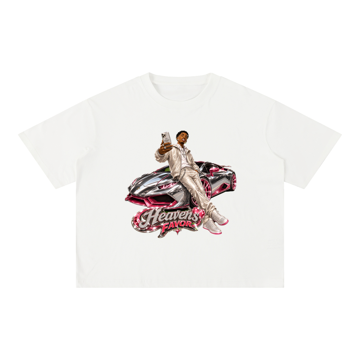 CAR Mineral Wash Boxy Cotton T-Shirt