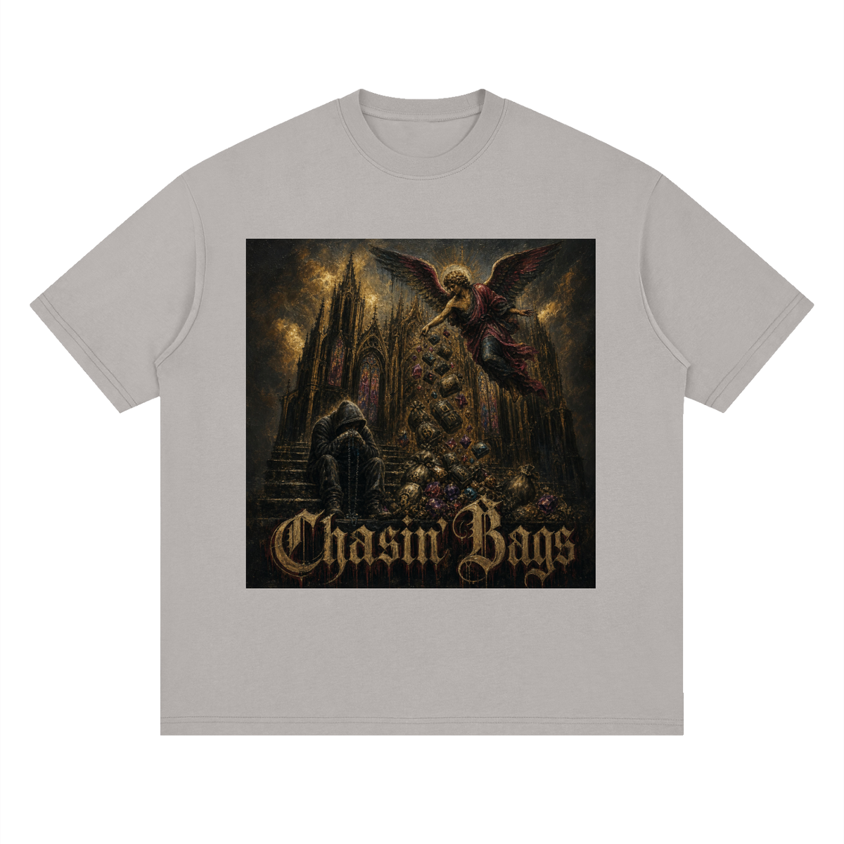 Streetwear Loose Drop Shoulder T-Shirt