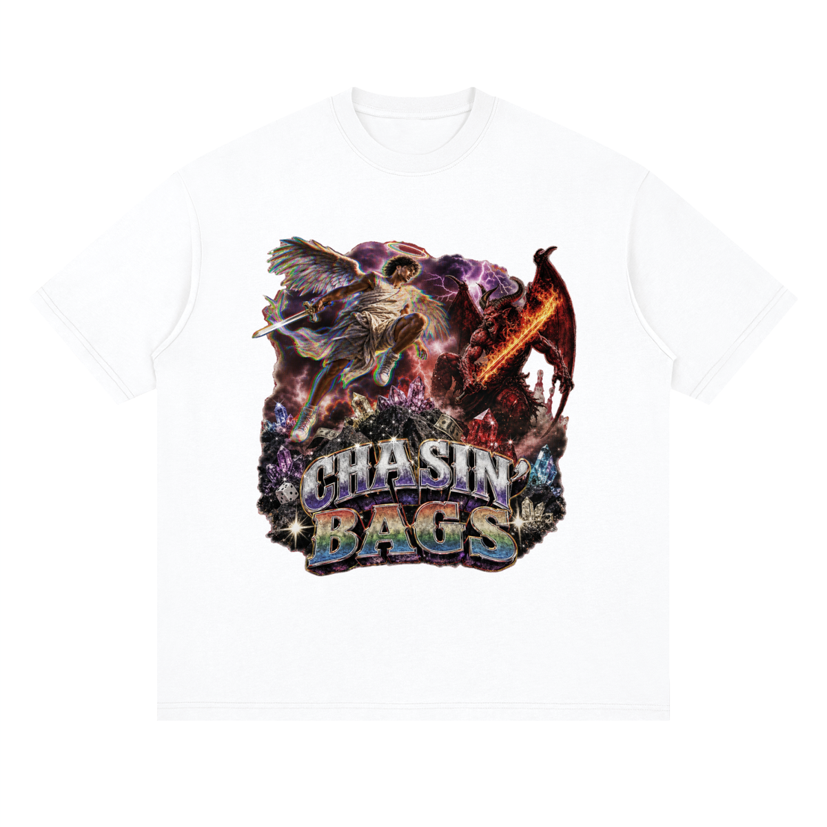 Streetwear Loose Drop Shoulder T-Shirt