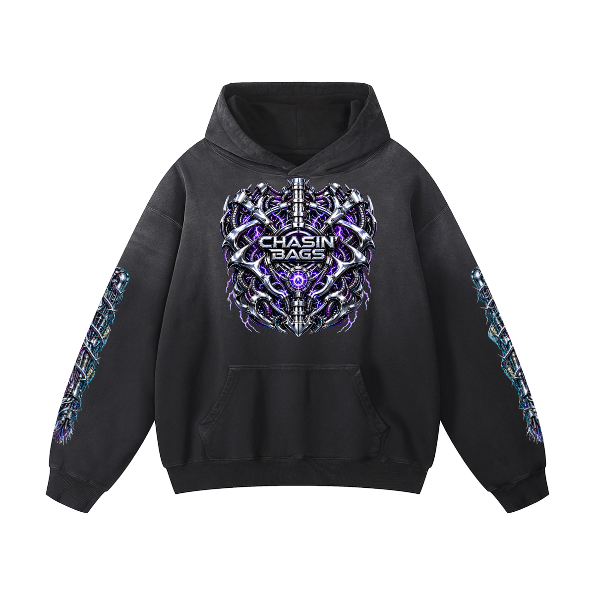 Heavyweight Sunfade Oversized Hoodie (CYBORG)