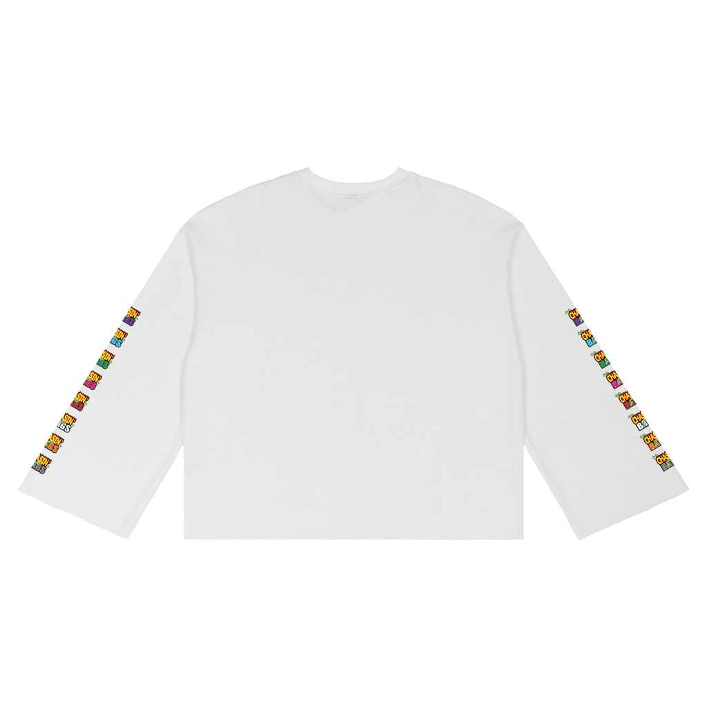 Unisex Waffle Raw Edge T-Shirt