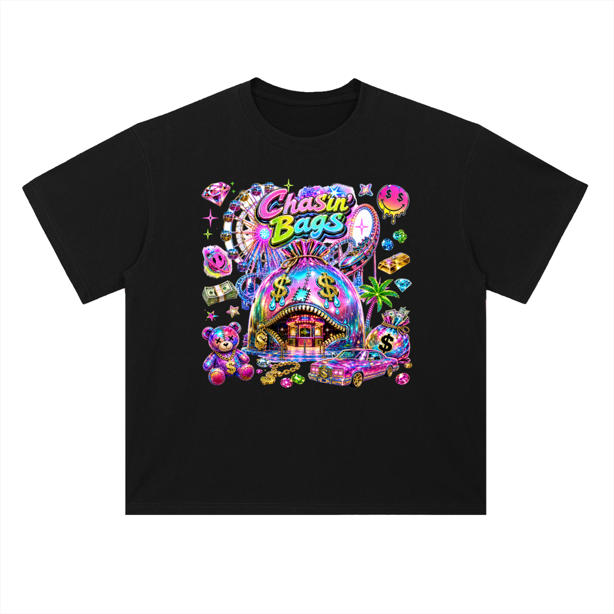 Heavyweight Drop Shoulder Cotton T-Shirt