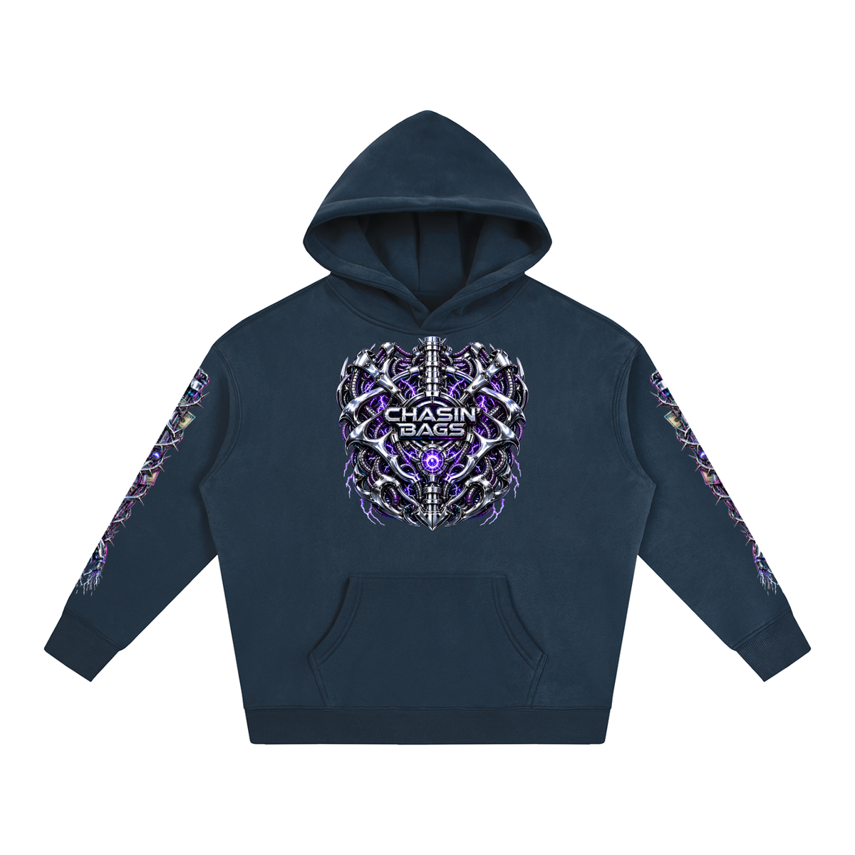 Oversize Fleeced Hoodie (CYBORG)