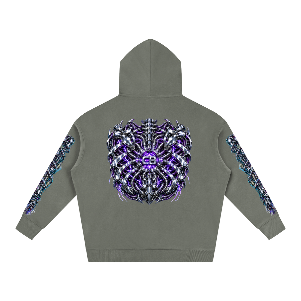 Oversize Fleeced Hoodie (CYBORG)