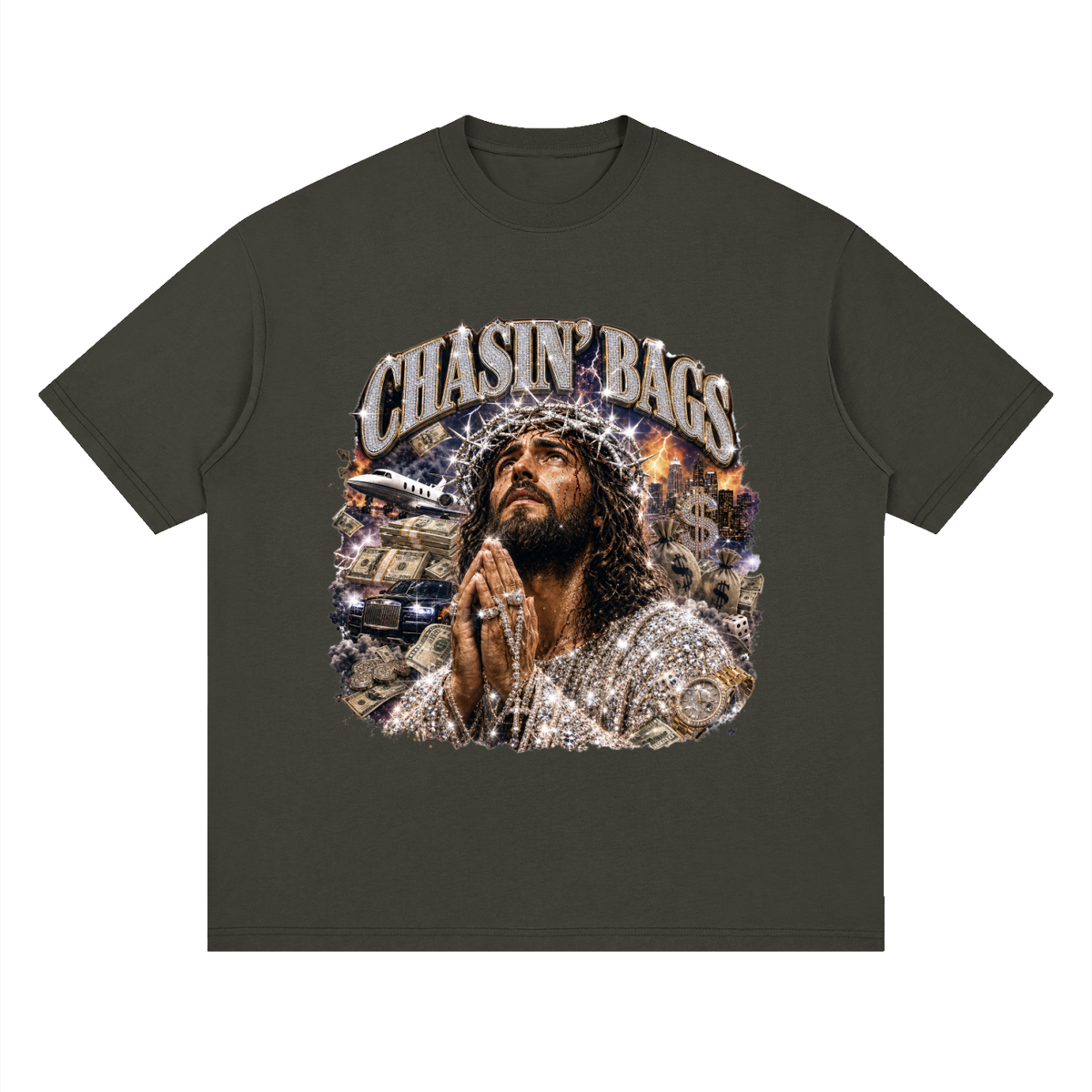 Streetwear Loose Drop Shoulder T-Shirt