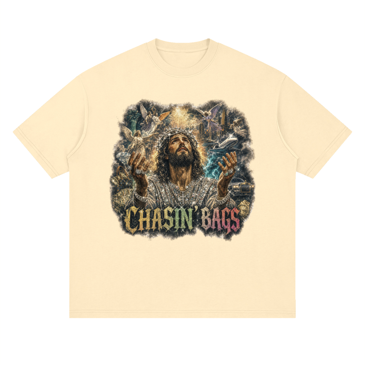 Streetwear Loose Drop Shoulder T-Shirt