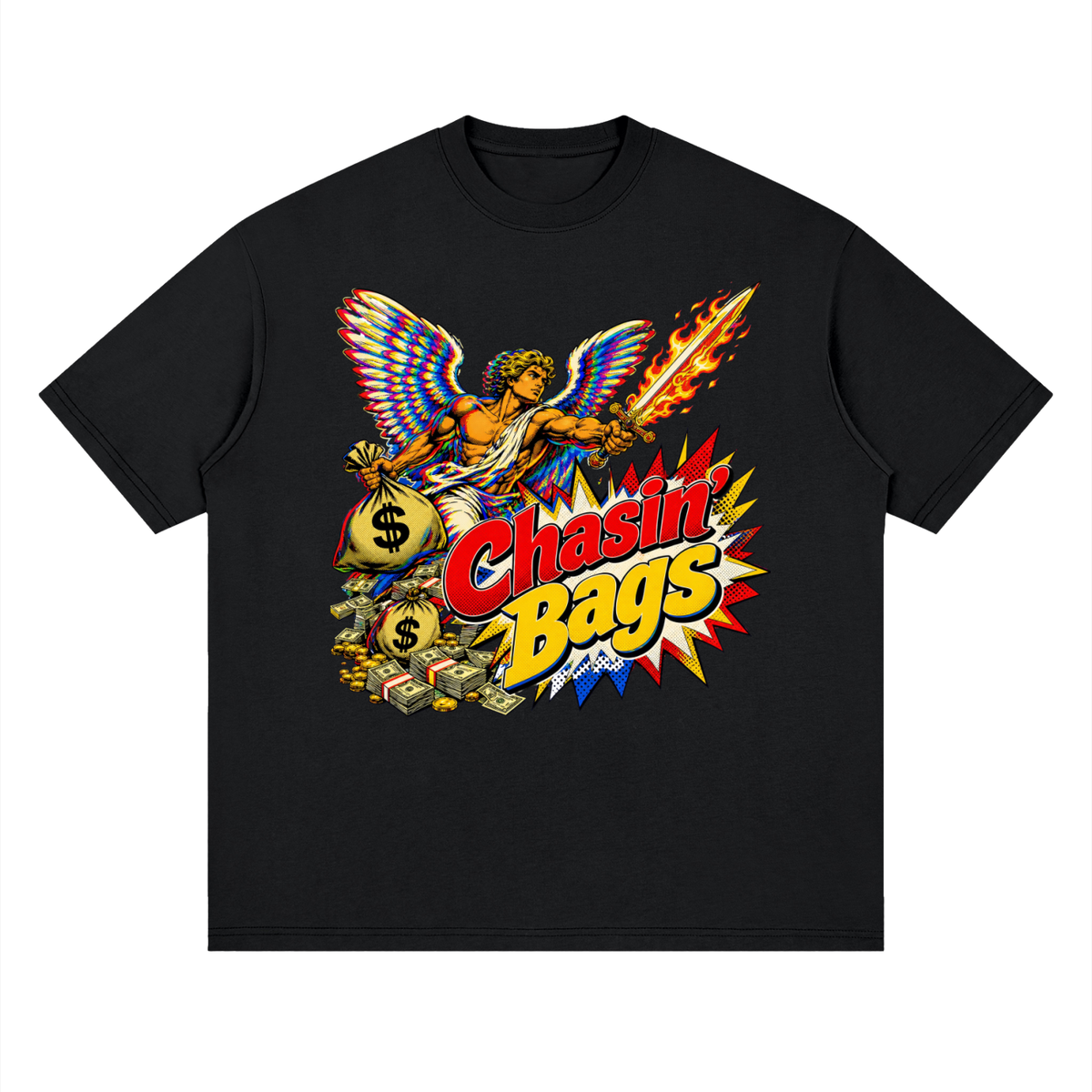 Streetwear Loose Drop Shoulder T-Shirt