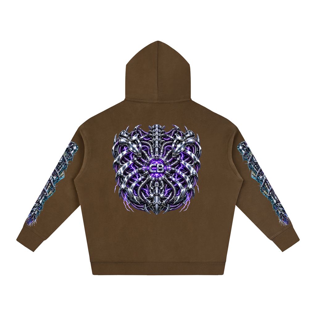 Oversize Fleeced Hoodie (CYBORG)