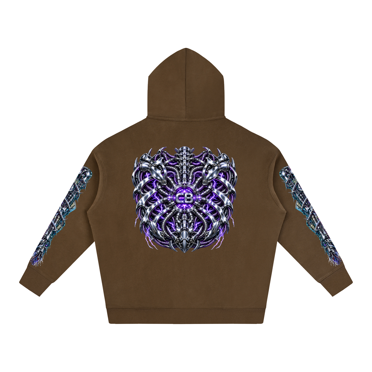 Oversize Fleeced Hoodie (CYBORG)