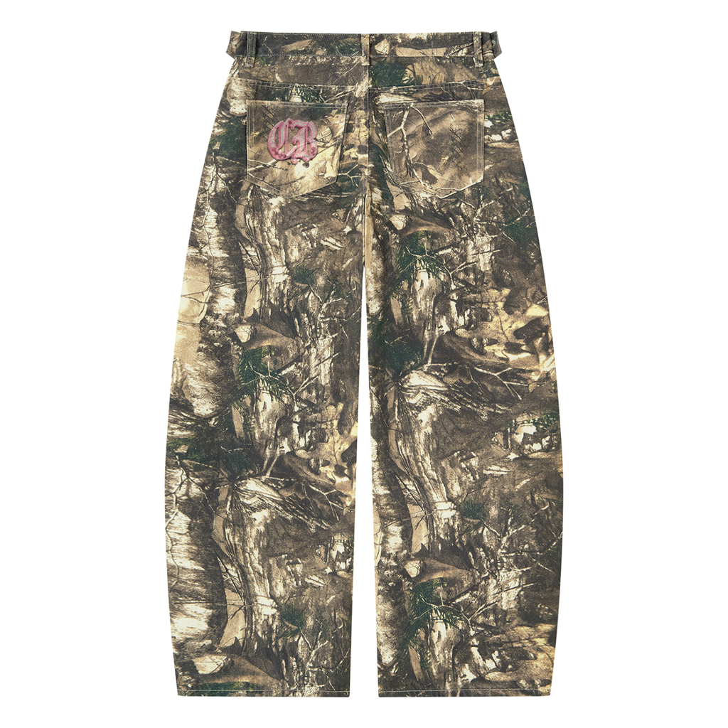 CB Men's Tree Camo Barrel Leg Pants