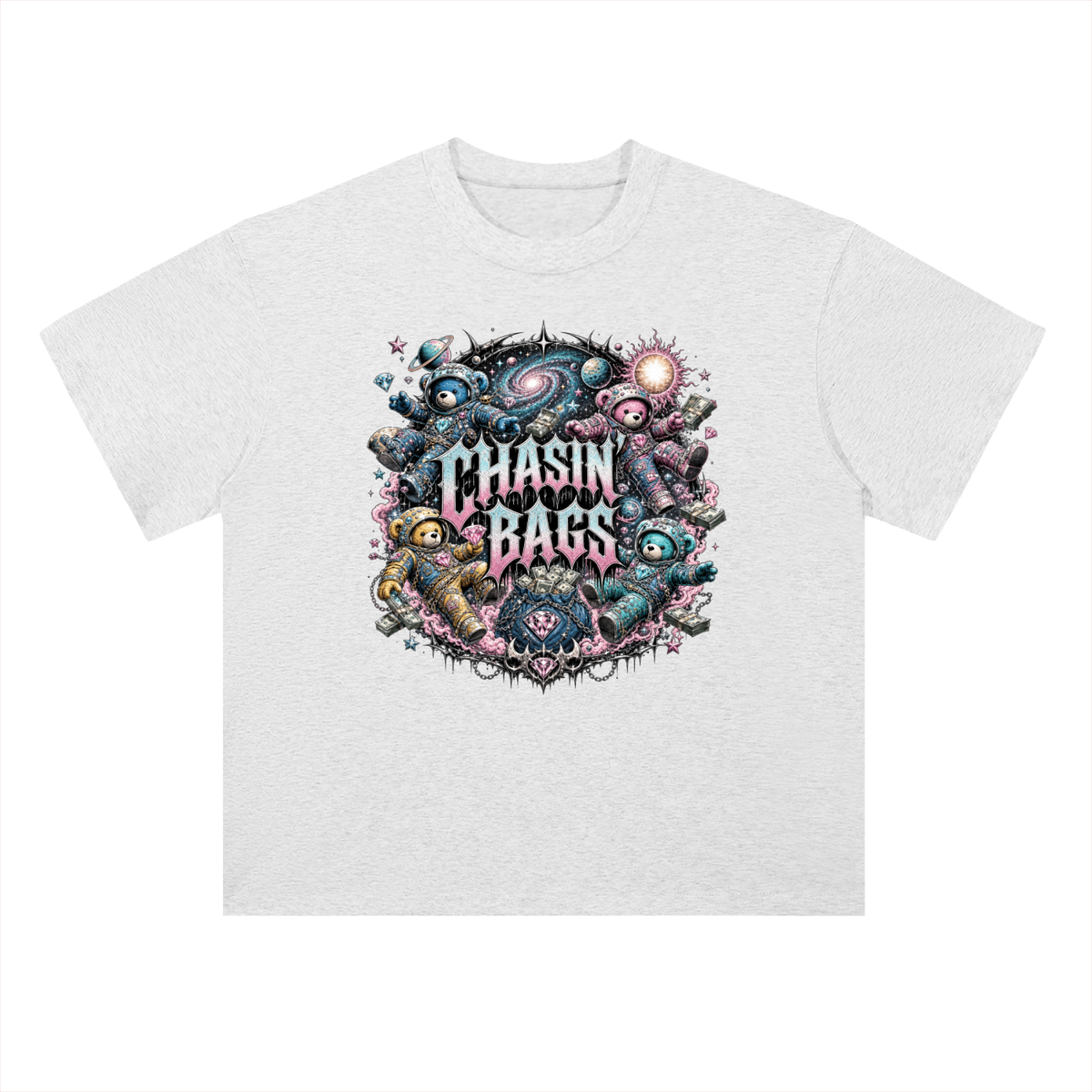 Heavyweight Drop Shoulder Cotton T-Shirt