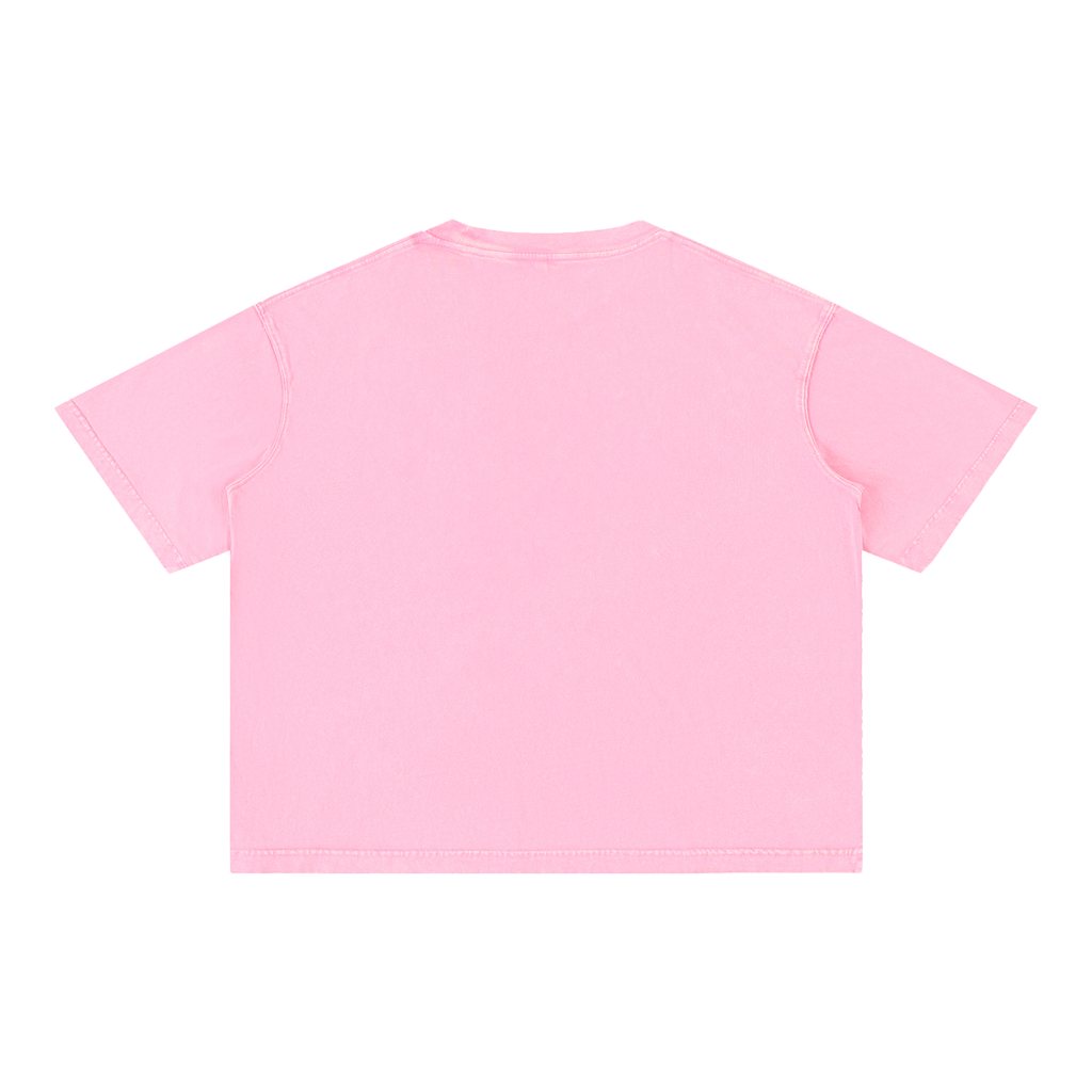 IF I EAT..Mineral Wash Boxy Cotton T-Shirt