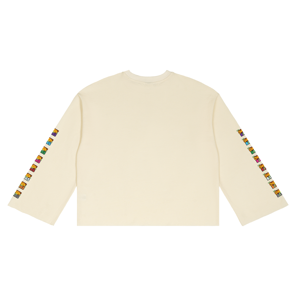 Unisex Waffle Raw Edge T-Shirt