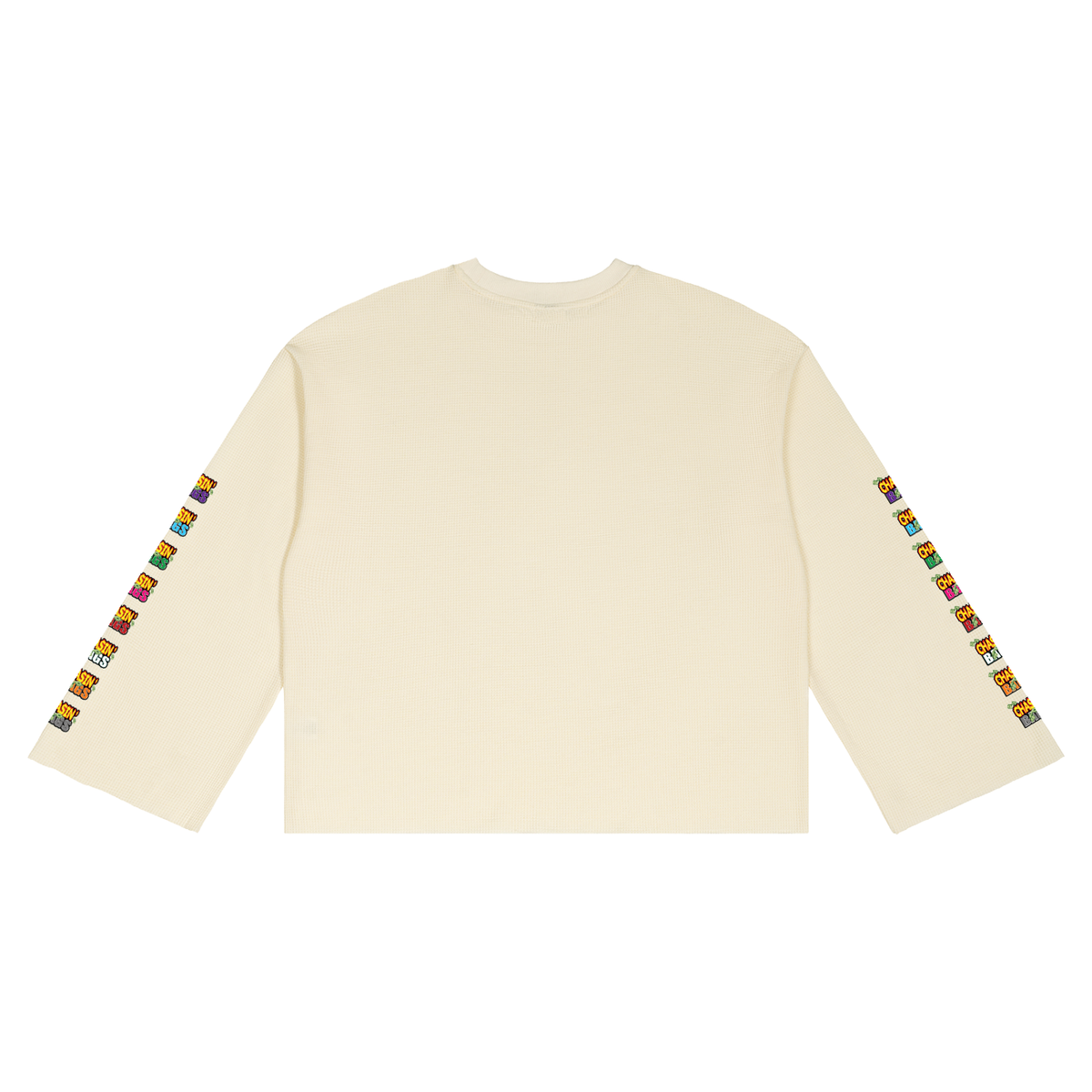 Unisex Waffle Raw Edge T-Shirt