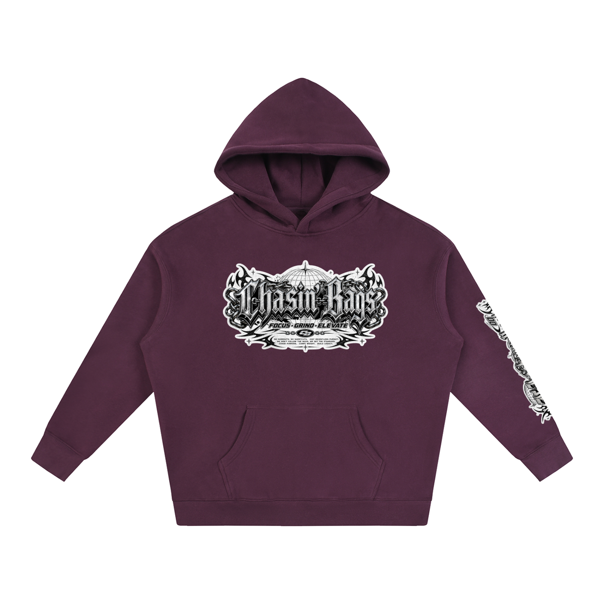 CHASIN BAGS Oversize Fleeced Hoodie