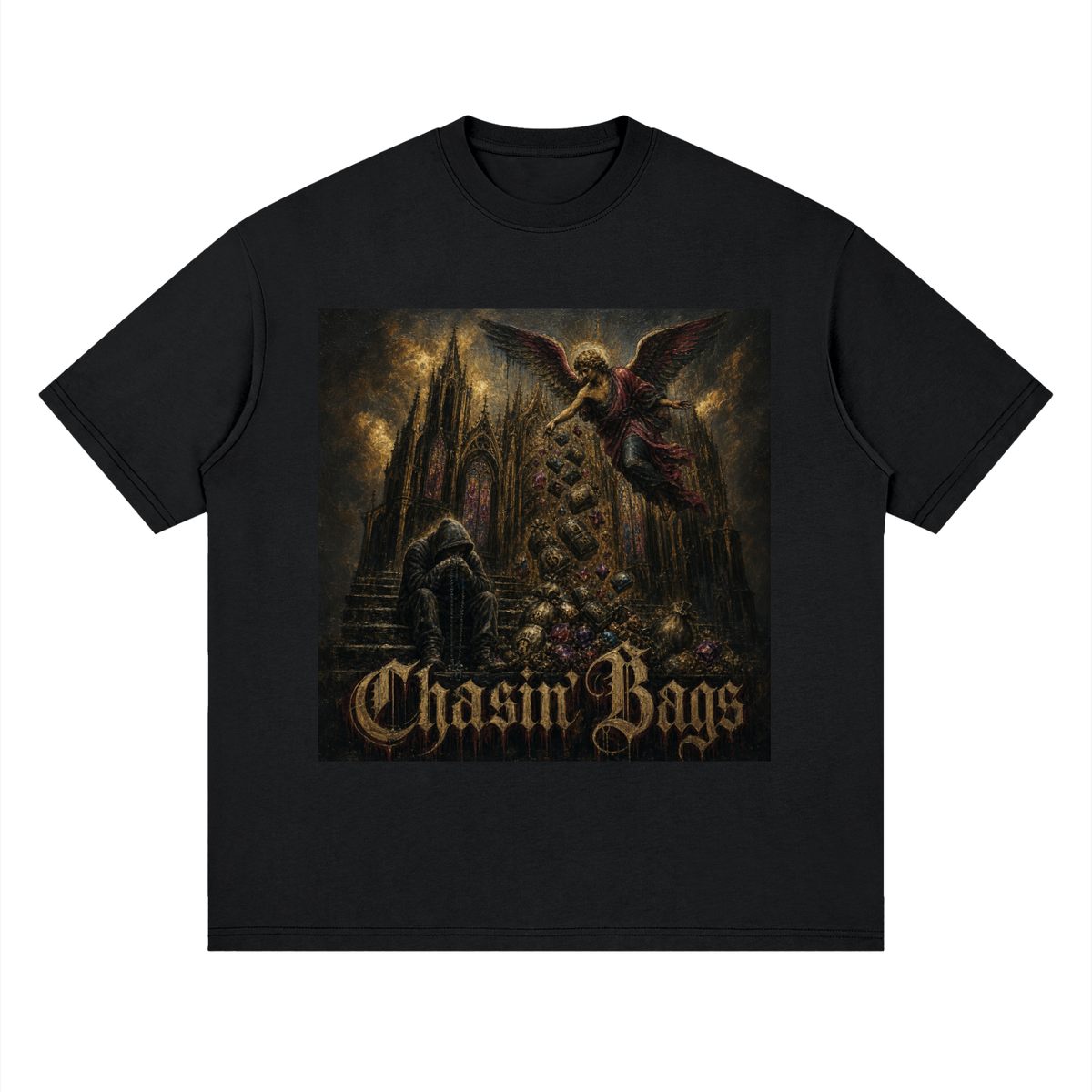 Streetwear Loose Drop Shoulder T-Shirt