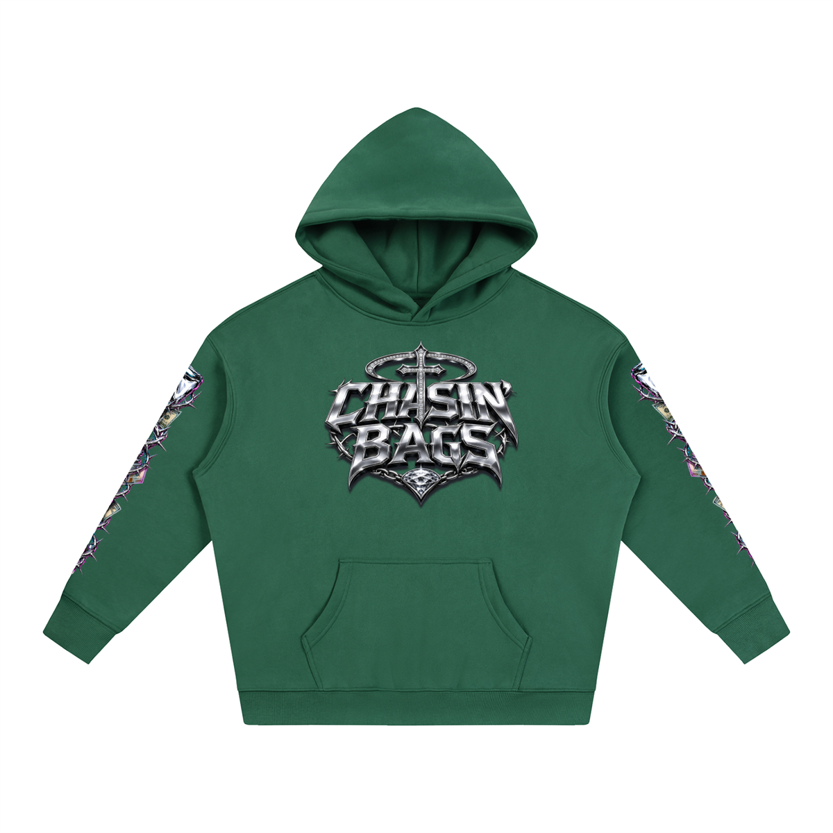 Oversize Fleeced Hoodie (IN MY BONES)