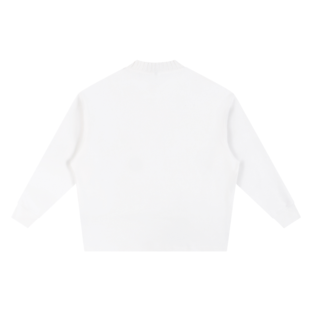 BEARY Knitted Round Neck Oversize Sweatshirt