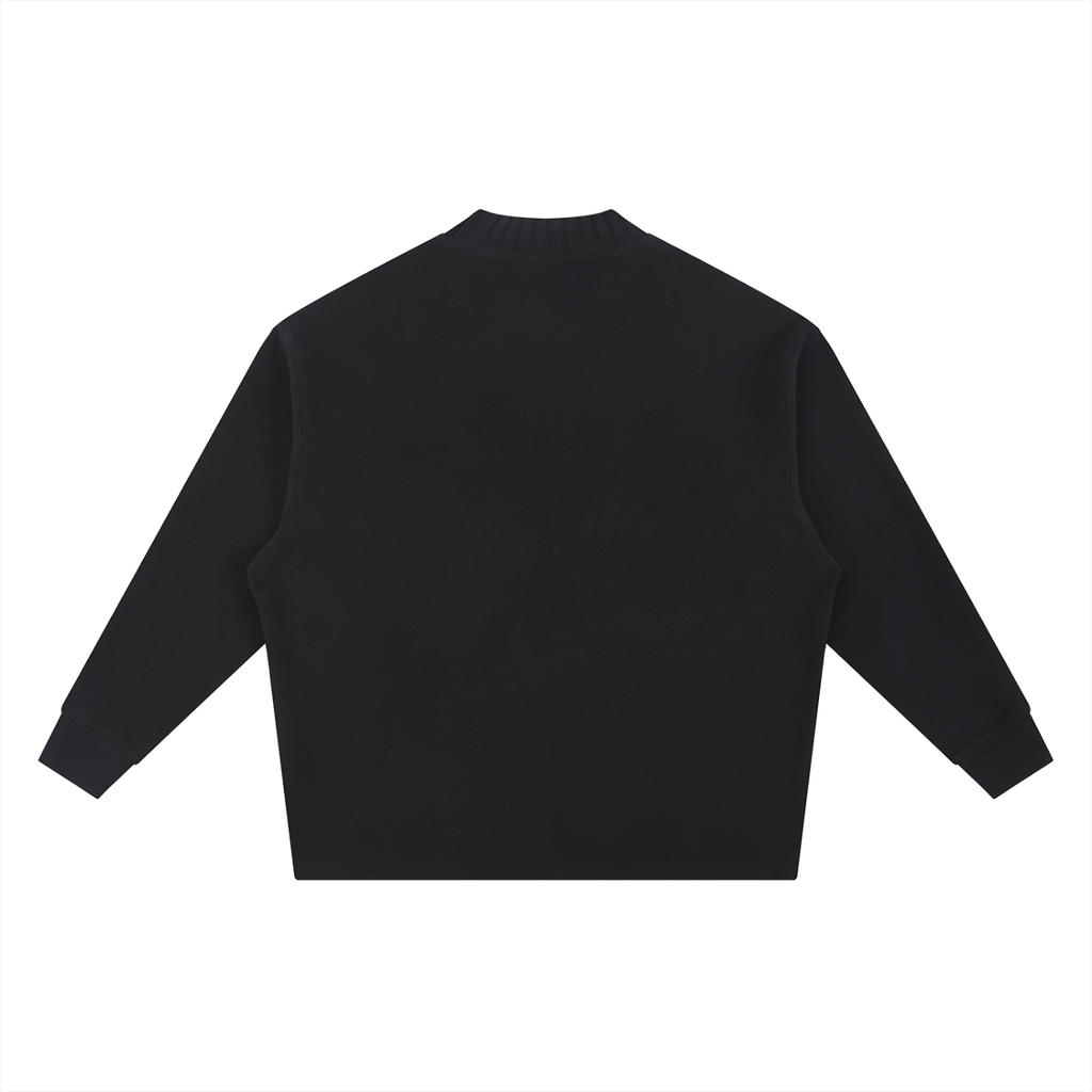 BEARY Knitted Round Neck Oversize Sweatshirt