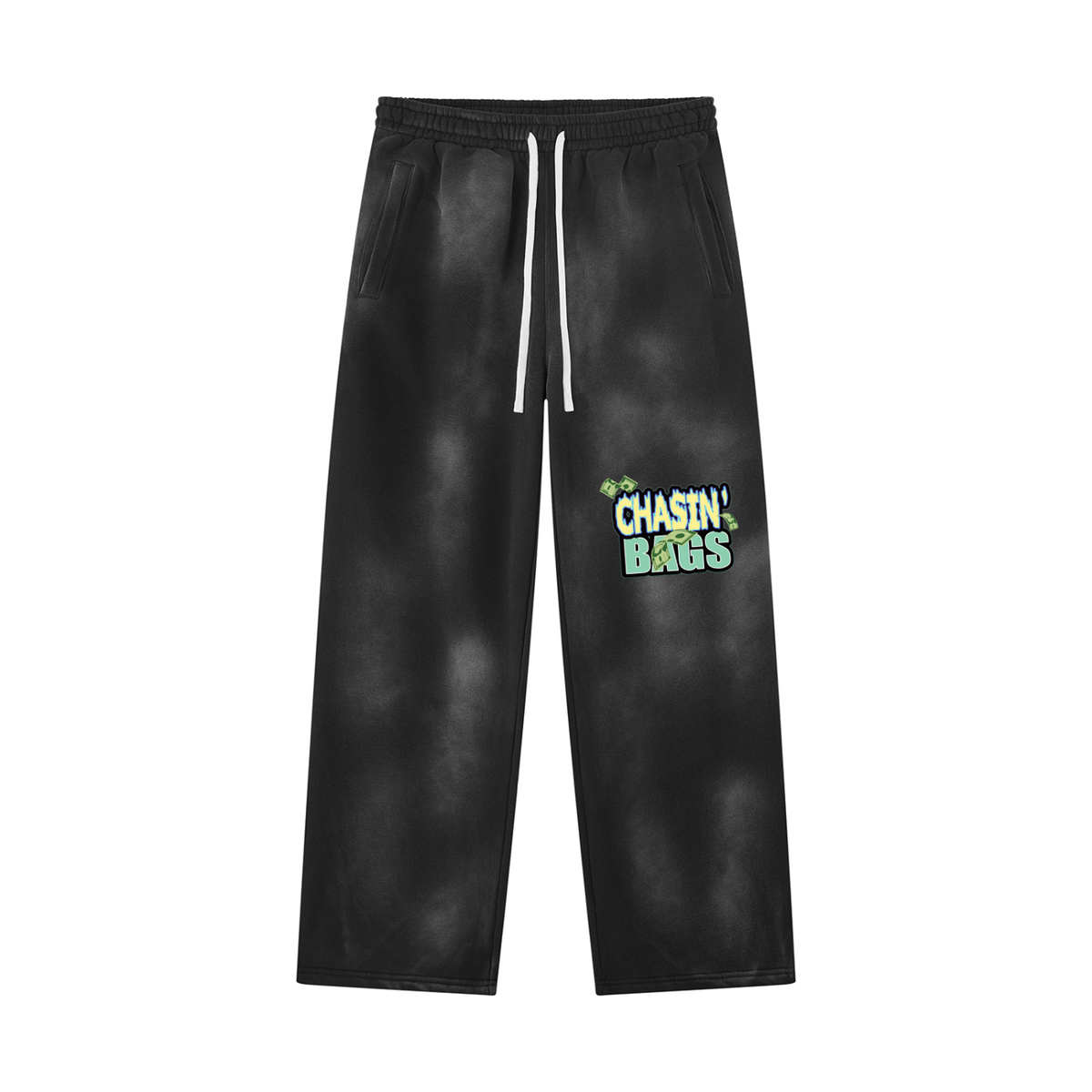Unisex Sunfade Wide Leg Fleece Sweatpants ( SET 1)