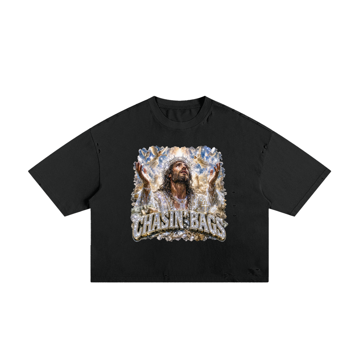 Classic Frayed Boxy Tee